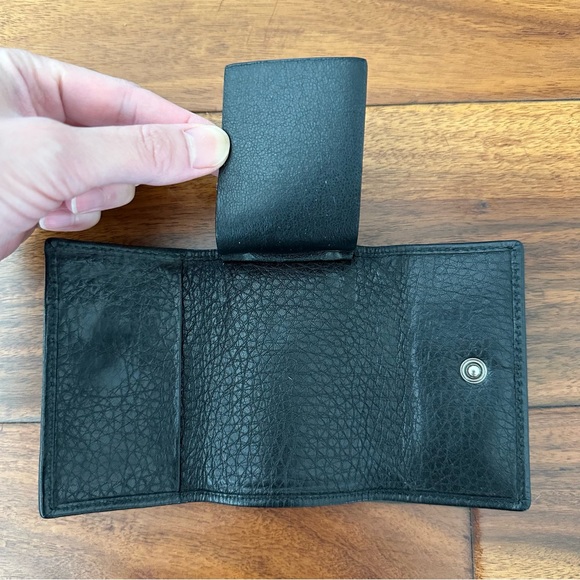 Authentic Vintage Gucci Black Leather Key Case & Card Holder - Picture 10 of 13